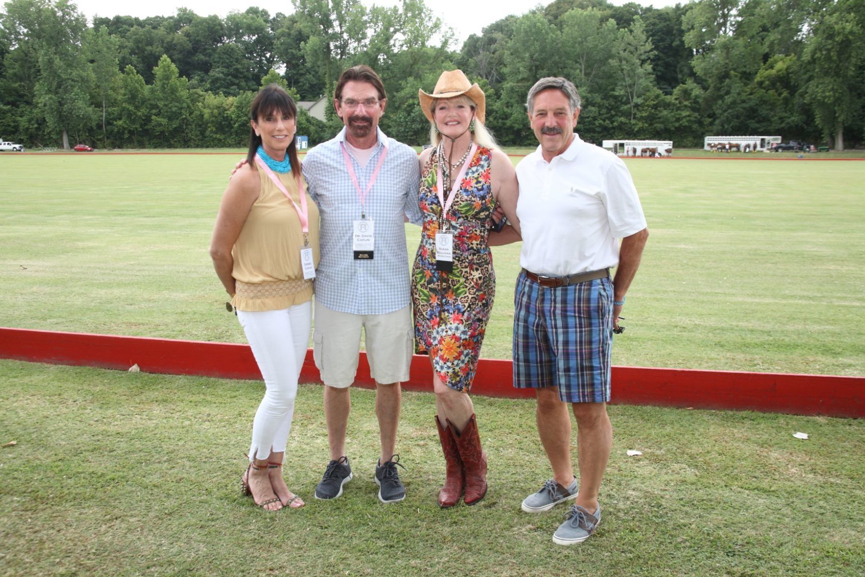 Debbie and co-founder Dr. David Caplin, Susan and Rick Sullivan